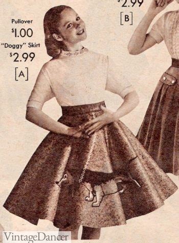 authentic 1950s poodle skirt|The Iconic Poodle Skirt: A Symbol of 1950s Fashion